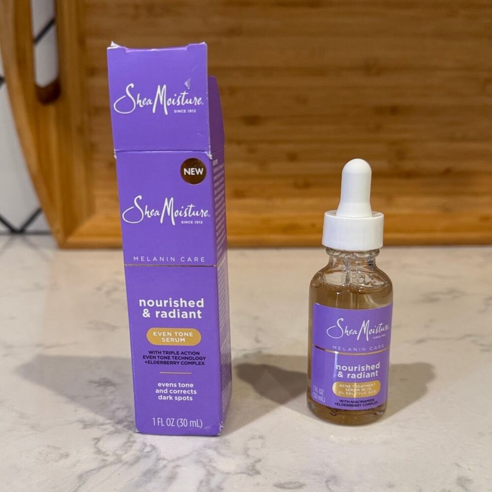 SheaMoisture Melanin Care Nourished & Radiant Even Tone Serum 1FL oz 30 ml